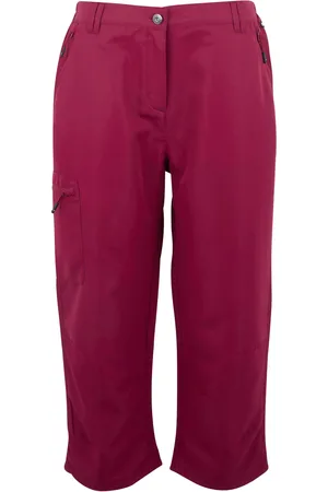 Regatta Womens/Ladies Chaska III Walking Capri Cropped Trousers (Beaujolais) - - Size 18 Long