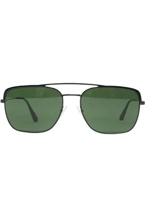 Prada Mens Green Lens Sunglasses - One Size