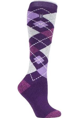 Heat Holders Womens LITE - Ladies Thin Extra Long Thermal Socks - Nylon - Size UK 4-6.5