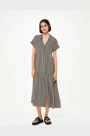 Whistles Womens Link Check Print Dress - - Size 10 UK