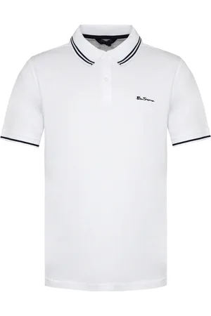 Ben Sherman Twin Tipped Mens Polo Shirt Cotton - Size Medium
