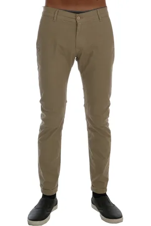 D.A. Daniele Alessandrini Mens Slim Fit Cotton Chinos - - Size 30 (Waist)