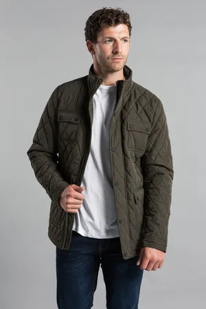 Kensington Eastside Mens Diamond Quilted Jacket - Size Small