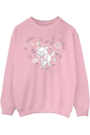 Disney Girls The Aristocats Marie Heart Sweatshirt (Baby ) - Size 5-6Y