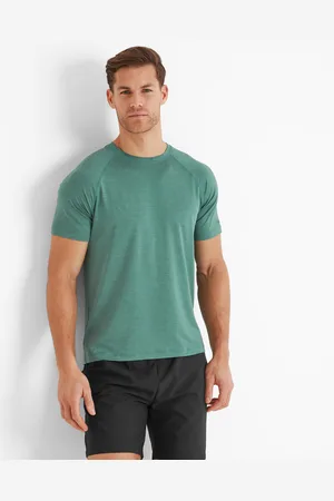 Tog 24 Durleigh Mens Tech Short Sleeve Top - Seafoam Marl - Size X-Large