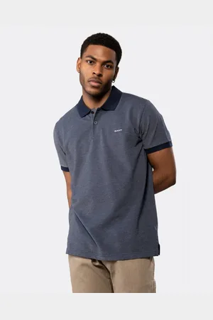 GANT Mens GB regular fit polo persian blue - Cotton - Size 2XL
