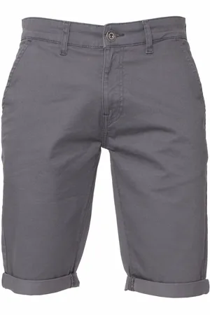 Enzo Mens Slim Fit Stretch Chino Shorts - Cotton - Size 34W/32L
