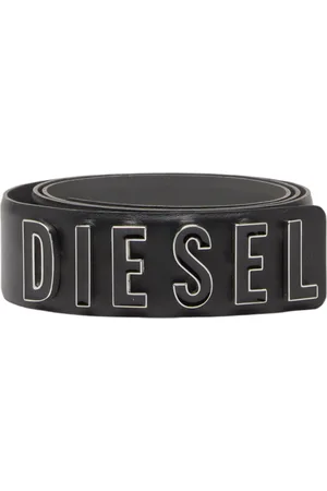 Diesel B Letter Womens Leather Belt - Size 80 cm
