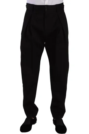 Dolce & Gabbana Mens High Waist Cotton Dress Pants - - Size IT 48 (Men