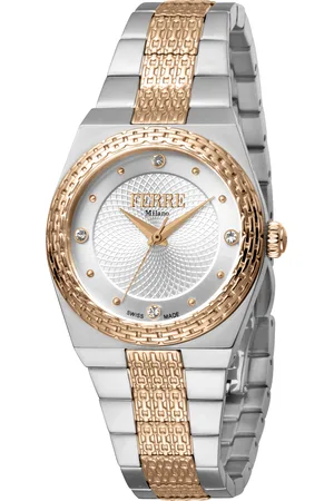 Ferre Womens Ladies Dial SS MB, Middle Link in RG Watch Stainless Steel - One Size