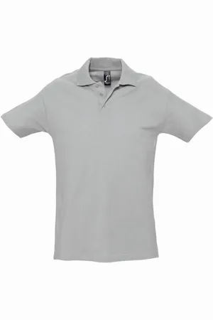 Sols Mens Spring II Short Sleeve Heavyweight Polo Shirt ( Marl) Cotton - Size 2XL