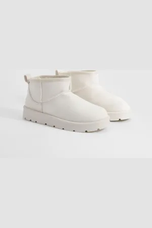 Boohoo Womens Ultra Mini Faux Fur Lined Boots - - Size UK 8