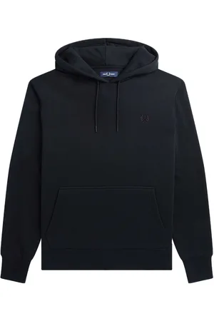Fred Perry Mens Sweatshirt Laurel Wreath Hooded Sweat Cotton - Size Small
