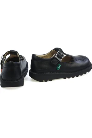 Kickers Childrens Unisex Boys Girls Kick T Junior Leather Shoes - - Size UK 2.5