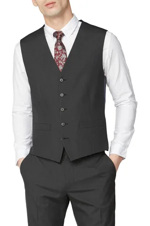 Limehaus Mens Plain Waistcoat in - Size 50 Regular