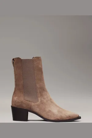 Calvin Klein HEEL Womens Cowboy Boots Mountain Trail - - Size UK 4