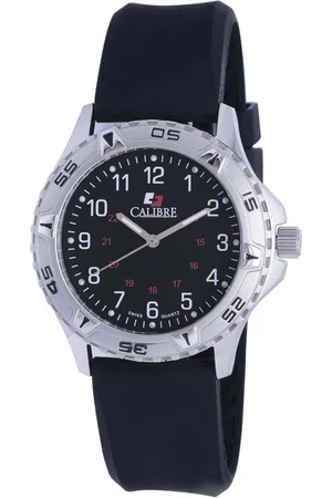 Calibre Mens Sea Wolf Swiss Made Movement Watch Silicone Strap Dial - One Size