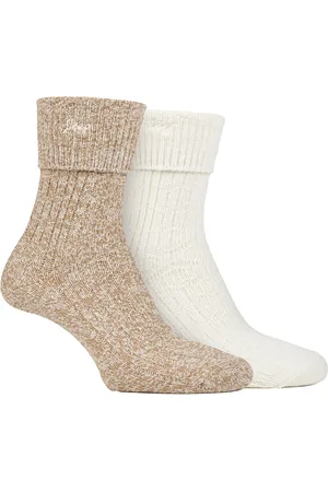 Jeep Womens Ladies Turn Cuff Socks