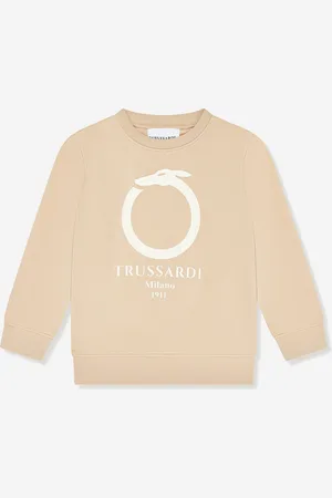 Trussardi Kids Unisex Beavi Logo Sweatshirt in - Size 14Y