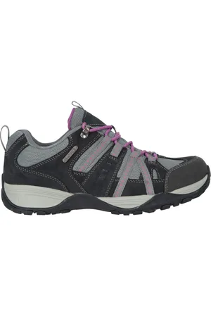 Mountain Warehouse Womens/Ladies Direction II Suede Wide Walking Shoes - Size UK 5