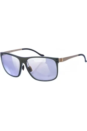 Mercedes Benz M3016 Mens rectangular shaped acetate sunglasses - - One Size