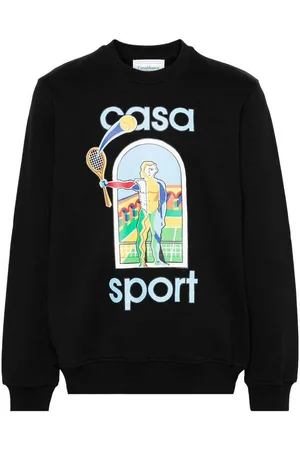 Casablanca Mens Le Jeu Coloure Printed Sweatshirt in Cotton - Size Large