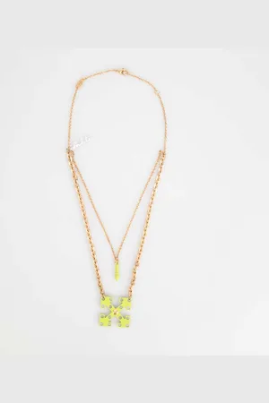 OFF-WHITE Womens Accessories Off White Arrow Play Double Necklace in - One Size