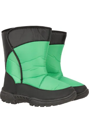 Mountain Warehouse Kids Unisex Childrens/Kids Caribou Adaptive Striped Snow Boots - Size UK 13 Kids