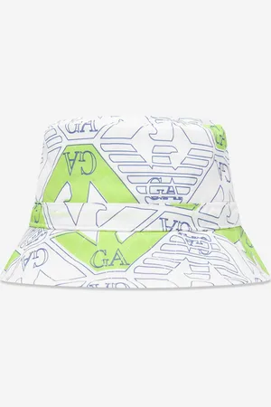 Emporio Armani Boys Logo Bucket Hat in - Size 4-8Y