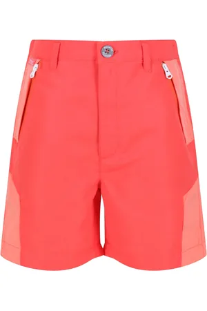 Regatta Childrens Unisex Childrens/Kids Sorcer II Mountain Shorts (Neon Peach/Fusion Coral) - - Size 9-10Y