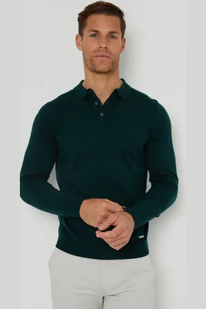 Threadbare Mens Long Sleeve Knitted Polo Jumper - Size 2XL