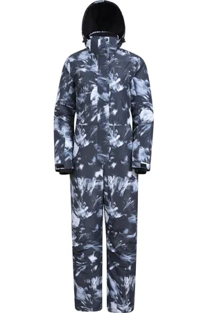 Mountain Warehouse Womens/Ladies Cloud Abstract Ski Suit (Monochrome) - - Size 18 UK