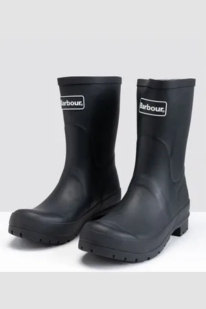 Barbour Banbury Womens Short Wellingtons - Rubber - Size UK 6