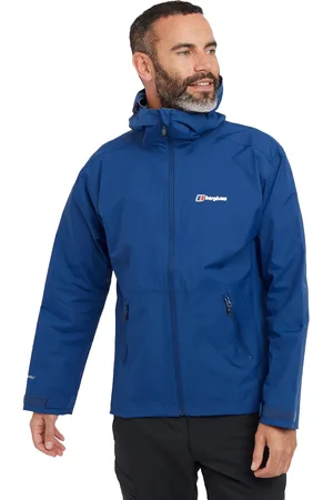 Berghaus Mens Stormcloud Waterproof Jacket with Adjustable Hood and Drawcord Hem, Breathable, Lightweight & Durable Technical Raincoat, - Size Medium