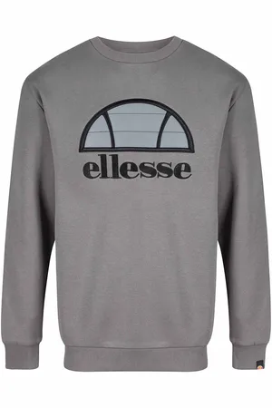 Ellesse Manto Mens Grey Sweater - Cotton - Size Large