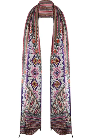 INOA Womens Peruvian Collection 1810 Multicoloured Long Rectangular Scarf - - One Size