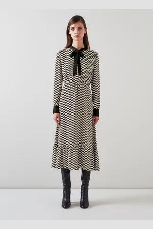 LK Bennett Womens Bridget Dresses, /Cream - Size 8 UK