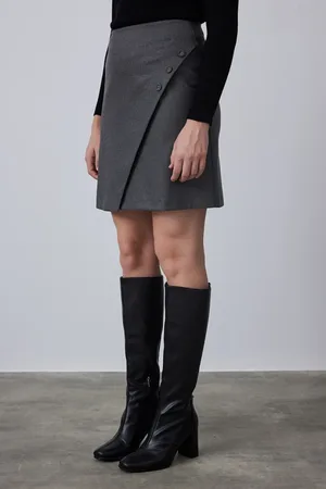 Gusto Womens Wrapped Mini Skirt - - Size X-Small