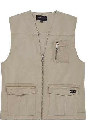Criminal Damage Mens Vest With Chest And Front Pockets - - Size Small