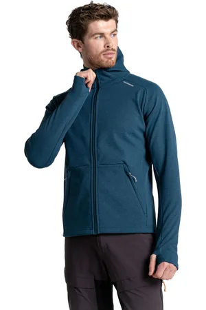 Craghoppers Mens Dynamic Pro Hooded Fleece Jacket - - Size Large