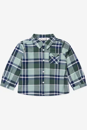 BONPOINT Baby Boys Malo Shirt in Green - - Size 1Y
