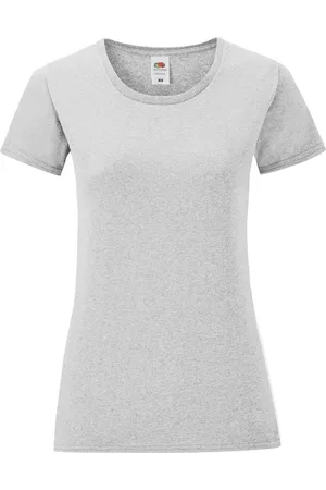 Fruit Of The Loom Womens/Ladies Iconic T-Shirt (Heather ) - Size 2XL