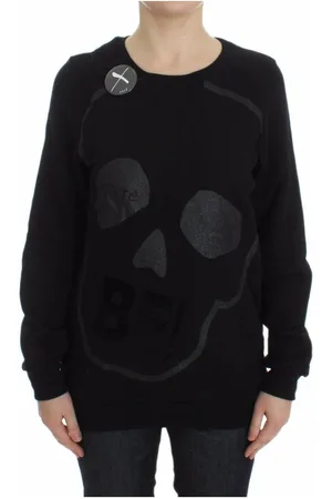 Exte WoMens Cotton Motive Print Crewneck Pullover Sweater material_cotton - Size IT 40 (Womens)