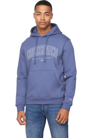 Crosshatch Mens Durango Hoodie (Denim ) - Size Small