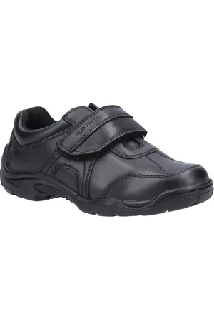 Hush Puppies Childrens Unisex Arlo LEATHER MEMORY FOAM Junior - - Size UK 5 Infant