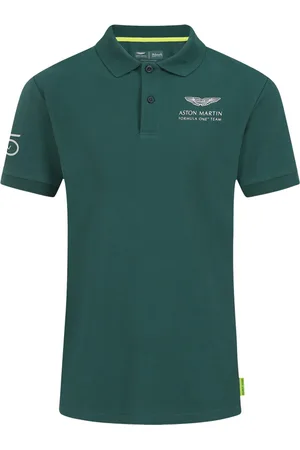 ASTON MARTIN F1 Sebastian Vettel Driver Mens Polo Shirt Cotton - Size Small