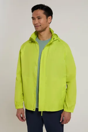 Mountain Warehouse Mens Pakka II Waterproof Jacket (Lime) - - Size Small