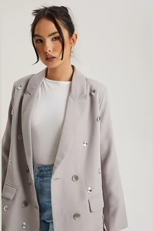 Urban Bliss Womens Embellished Blazer - Size 14 UK