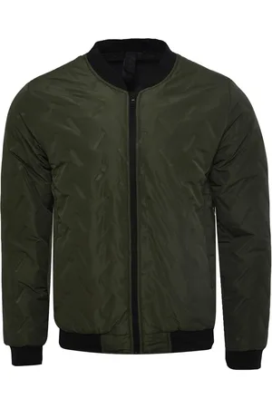 Soul Star Mens Padded Bomber Jacket - - Size Small