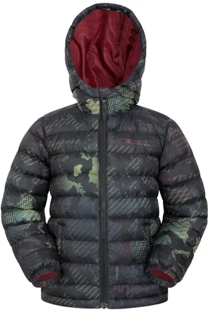 Mountain Warehouse Childrens Unisex Childrens/Kids Seasons Patterned Padded Jacket (Jet ) - Size 3-4Y